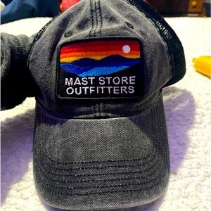 Mast outfitters sunset trucker hat